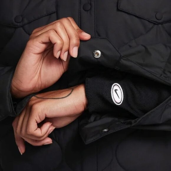 NWT Nike Sportswear Essential Quilted Trench Jacket - Picture 5 of 8